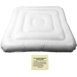 ej.life Aufblasbare Whirlpool-Abdeckung weiß 1,2 m