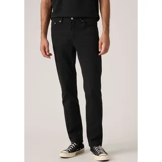 Slim-fit-Jeans LEVI'S "511 SLIM", Herren, Gr. 36, Länge 32, schwarz (meteorite s twll), Denim/Jeans;Twill, Obermaterial: 98% Baumwolle, 2% Elasthan, slim fit lang, Jeans Slim-fit-Jeans, mit großem Logo-Badge