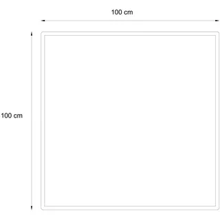 VALO 8mm Glasbodenplatte Eckig 100x100cm Glasklar Kaminzubehör Ofen Kamin