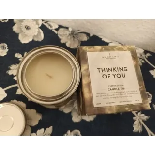 the gift label Amsterdam Duft Kerze 310g in Metalldose NEU fresh cotton vegan