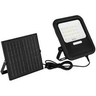 GLOBO LED-Solarleuchte schwarz Kunststoff Metall B/H: ca. 24,3x25,4 cm, - schwarz