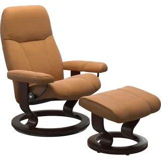 Stressless Relaxsessel Consul mit Hocker 72 x 94 x 70 cm Braun