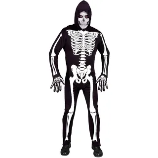 w widmann milano party fashion Hexen-Kostüm UV Skelett Herren L