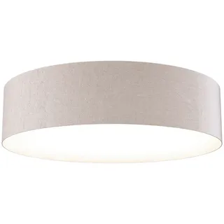 Tint Led-Deckenleuchte , Sandfarben , Textil , 400 mm , rund , F , Farbwechsler, ZigBee-Technologie, Smartphone-Steuerung , Lampen & Leuchten, Innenbeleuchtung, Smart-Home-Lampen, Smart Home Deckenleuchten