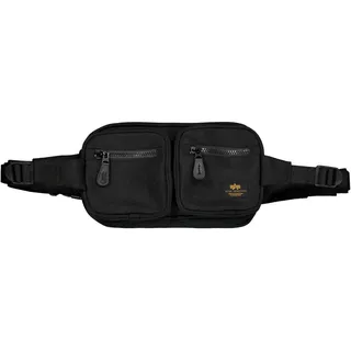 Alpha Industries Label Waist Bag One Size Schwarz