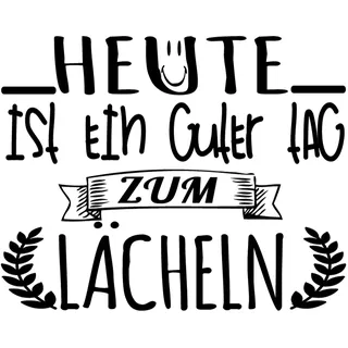 Docliick® Wandtattoo Spruch"HEUTE IST EIN GUTER" Wandtattoo Wandaufkleber Spruch Wandtattoo Sprüche Feierlichkeit.wandtattoo deutsch Docliick DC-012-AL