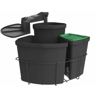 Naber Cabbi 3 plus, Abfallsammler für Schwenktechnik, hellgrau