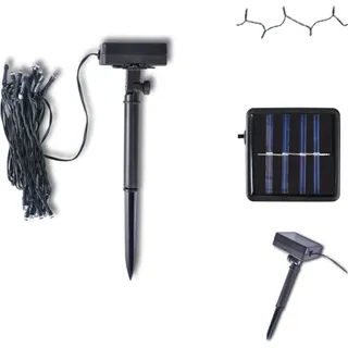 2 x Solar Lichtkette 24 LED 3,8m Solarleuchte Leuchten Lichterkette - Weihnachtsbeleuchtung