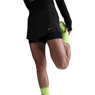 Nike Swift Dri-FIT 2-in-1 Laufshorts Damen Schwarz S