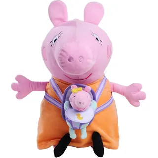 Simba Peppa Wutz Mama mit Evie 33 cm Rosa