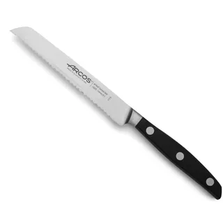 TOMATO KNIFE MANHATTAN - Kleines Messer mit Wellenschliff zum Schneiden oder Würfeln von Tomaten. Der Wellenschliff ermöglicht es dem Messer, die Haut der Tomaten schnell zu durchdringen.