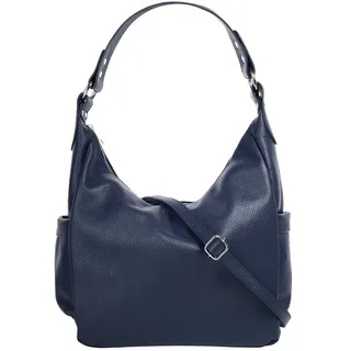 Samantha look Shopper Leder Blue