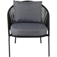Bild Lindos - Lounge Chair - Black/Black