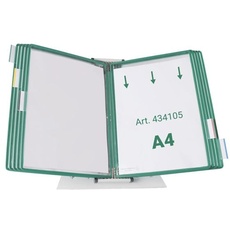 Bild Sichttafelsystem 434105 DIN A4 grün mit 10 Sichttafeln