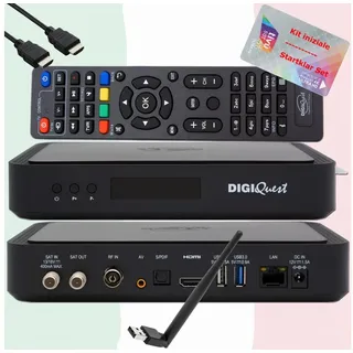 DIGIQuest TiVuSat Satellit Schwarz