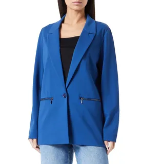 s.Oliver Damen Mantel, Blau, 40 EU