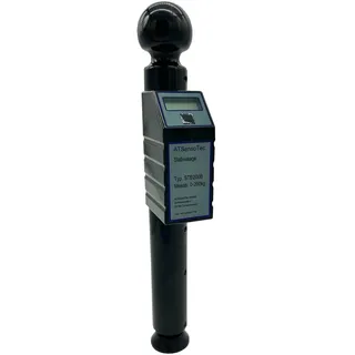 ATSensoTec Digitale Stützlastwaage mit Bluetooth und App, ABS-PC Kunststoff, Schwarz, 200 kg Tragkraft, Höhenverstellbar