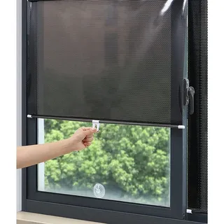 Sonnenschutz Rollo, Rollos mit Saugnäpf, Isolations-Verdunkelungsrollos, ideal für Auto, Zuhause, tragbare Sonnenschutzrollos