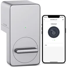 SwitchBot Smart Lock, Bluetooth elektronisches Türschloss, intelligentes Türschloss für das Öffnen der Türen ohne Austausch zu müssen, kompatibel mit WiFi Bridge (separat erhältlich)