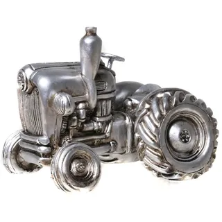 Ambiente Haus Spardose Trecker silberfarben« Sparschwein, Retro-Design, ideales Geschenk