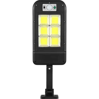 Avizar, LED Solar Außenlampe 10W IPX4 Dämmerungssensor, Schwarz - Schwarz