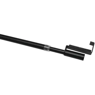 GARDINIA Spannvitrage, Ø 7/9 mm, Schwarz-Matt 120 cm, - 160 cm