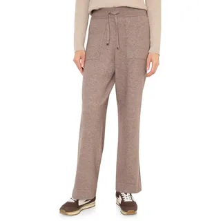 Cecil Wide Leg Strickhose Chocolate Mousse Melange S