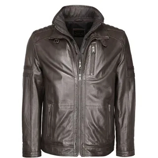 JCC Bikerjacke »Lederjacke 63535«, braun