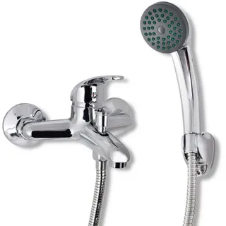 vidaXL Bad Dusche Mischbatterie Set chrom