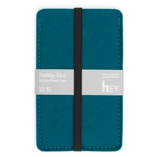 Hey Sign Handy-Etui in der Farbe Pistazien-Grün und der Größe L: 9.2 x 15.7 cm mit Einer Filzdicke von 3 mm, Kompatibel mit Huawei, Apple, Samsung, HTC, 301031448