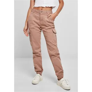 URBAN CLASSICS Damen Hose, Normal, Baumwolle, duskrose 30