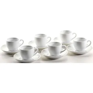 Mäser Mäser, Colombia, Espressotasse 8 cl, mit Espresso-Untertasse 12 cm, Porzellan Geschirr-Set für 6 Personen,