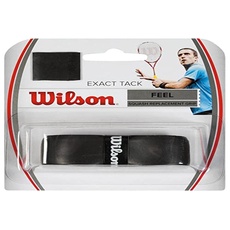 Wilson Squash-Griffband, Exact Tack Grip, Ersatzgriffband, Schwarz, WRR937200