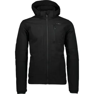 CMP Herren Zip Hoodie Softshell Jacke (Größe XL, schwarz)