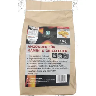 Anzünder für Grill - und Kaminfeuer / Feuerbällchen -  1 / ca. 80 Stück