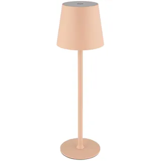 Globo Akku-Tischleuchte , Rosa, Weiß , Kunststoff , 85 mm , rund , F , 36 cm , Ce , höhenverstellbar, Touch (on/off) , Lampen & Leuchten, Innenbeleuchtung, Tischlampen, Akku-Tischlampen