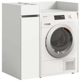 MID.YOU Waschmaschinenschrank 1-tlg. Weiß