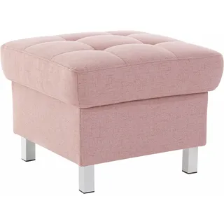 sit&more Polsterhocker Picasso Polyester 58 x 43 x 58 cm Rosa/Orange