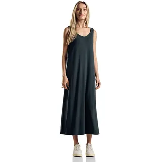 STREET ONE Damen A144118 Ärmelloses Jersey-Kleid, Hunter Green, 36