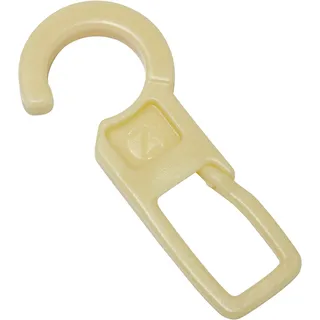 GARDINIA Faltenlegehaken kiefer, 10-er Pack
