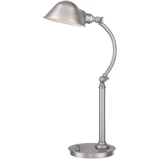 LED Schreibtischlampe dimmbar Metall 53 cm verstellbar Jugendstil Tischleuchte