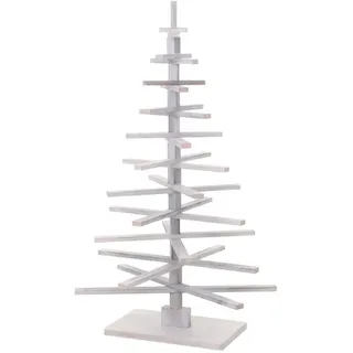 MCW Deko-Weihnachtsbaum Weiß , Holz , 130 cm , Dekoration, Weihnachtsdekoration, Christbäume & Zubehör