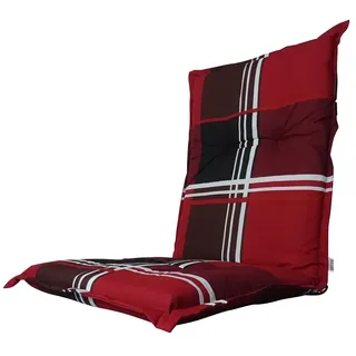 Madison A023 Niederlehner Gartenstuhl Auflagen 105x50x8cm rot kariert