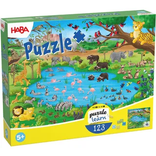 HABA Puzzle 1-20 bunt