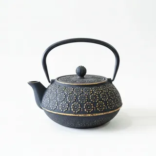 Aromelio Teekanne Gusseisen Kumo 1000 ml , Schwarz , Metall , Geschirr, Kannen & Karaffen, Teekannen