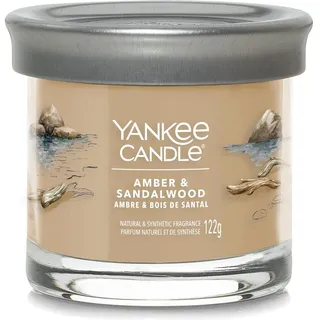 Yankee Candle Amber & Sandalwood Duftkerze 122 g beige