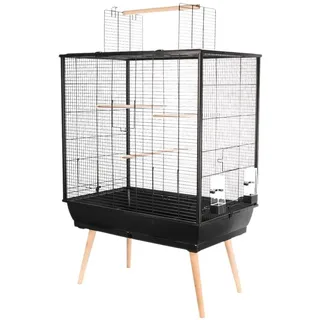 Zolux Vogelkäfig Neo Jili H80 80 x 80 x 80 cm schwarz