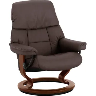 Stressless Relaxsessel Ruby Leder 79 x 98 x 76 cm Braun mit Classic Base