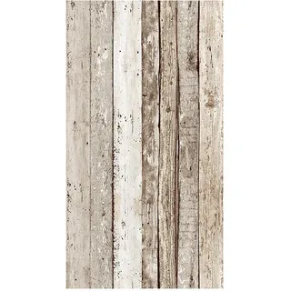 Livingwalls Klebefolie Holzoptik 0.35m x 2.50m beige braun Möbelfolie selbstklebende Tapete Made in Germany 942192