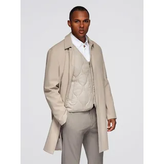 Ombre Clothing Herrenmantel Overesque beige XL - Beige